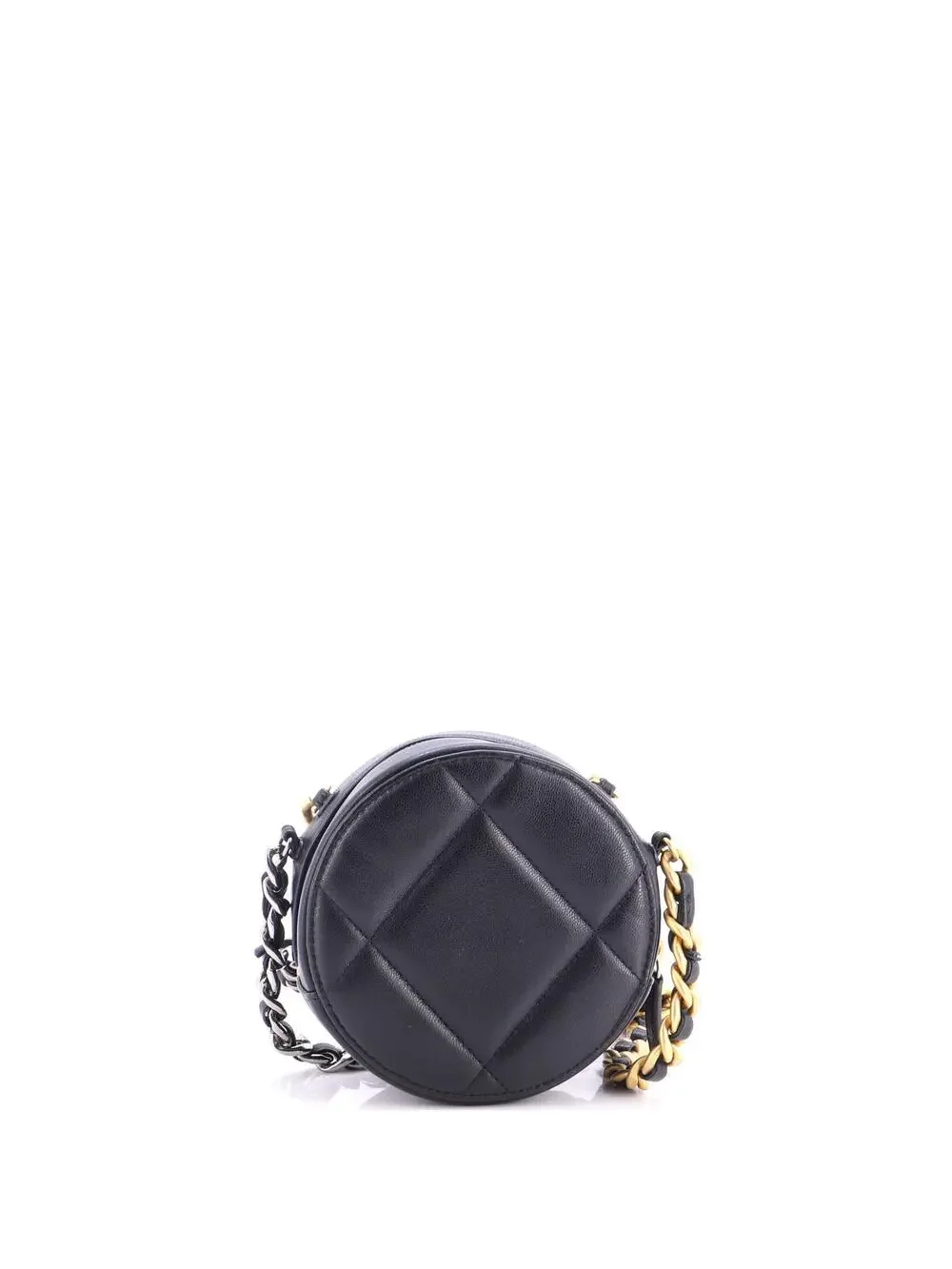 Chanel 19 Round Clutch With Chain #289089C27B